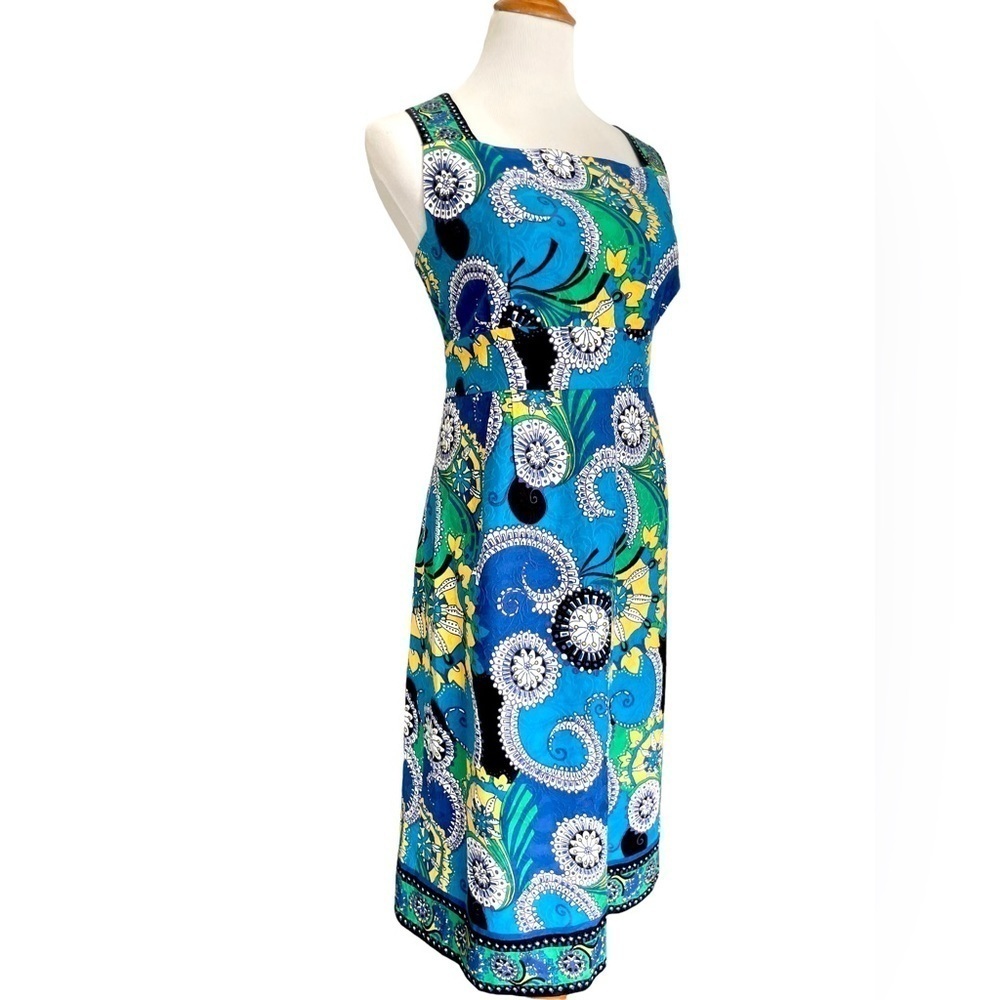 Peck & PECK Textured Paisley Boho Sun Dress Size 16